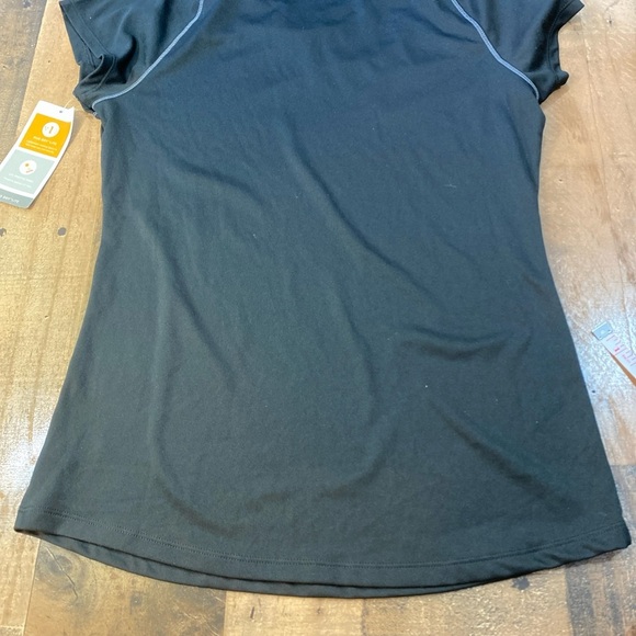 Champion Womens DuoDry Sports Top Black Semi Fitted  Pullover  Athletic Medium - Picture 4 of 10